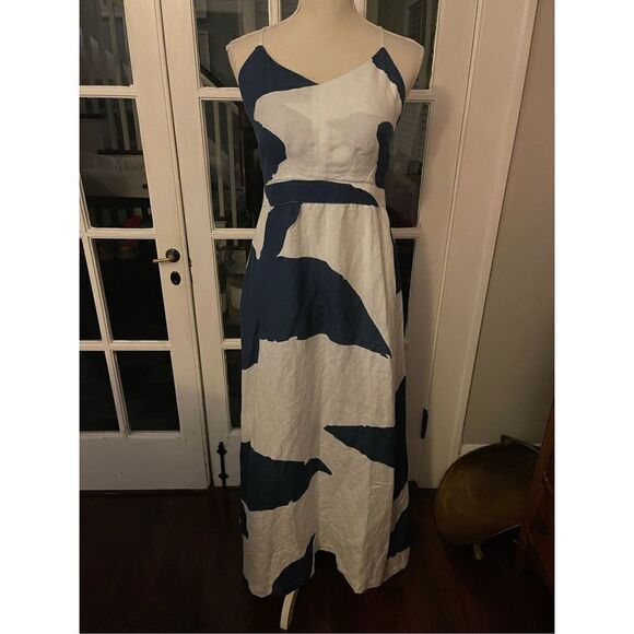 Anthropologie - The Odells V-Neck Dress Maxi Dress Size XSmall - Picture 8 of 12